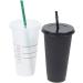 Nail Clippers 1pc Straw Cup Drink Black and White Straw Mugs with Lid Tumbler Matte Coffe Cup with Straw(Black) - Buy Online on GoSupps.com