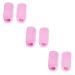 Ipetboom 3 Pairs Gel Lining Socks Cotton Oil Socks Gel Dry Feet Socks Dry Heel Oil Socks Dry Heel Spa Socks Oil Infused Socks Moisture Socks Spa Gel Socks Foot Miss Moisturizing Socks Pink