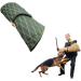 ppactvo Dog Bite Training Dog Bite Sleeve For Large Dog Training Full Arm Protection Biting Sleeve Training Suit Arm Guard Protection Cover With Handle Both Left And Right Hand green - Buy Online on GoSupps.com