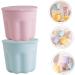 minkissy 2 Sets Pp Washing Bowl Makeup Brush Washing Silicone Gasket Eye Brush Washing Pad Silicone Makeup Brush Rack Makeup Tools Portable Brush Clean Silica Gel Washer medium Sky-blue - Buy Online on GoSupps.com