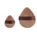 Dual Use Powder Puff Triangle Cosmetic Puff Soft Makeup Sponge for Face Eye Contouring Washable Velvet Puffs Make Up Accessories (Color : 06 mimi and L)
