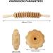 Premium Hovceh Wooden Massage Roller & Scooter - Anti-Cellulite Maderotherapy Set for Deep Tissue Relief - Buy Online on GoSupps.com