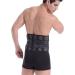 Back Support Back Brace Lumbar Support Waist Trimmer Sweat Belt Adjustable Waist Trainer Gym Fitness Sauna Slimming Belt Back Support Belt(XX-Large) XX-Large Black - Buy Online on GoSupps.com