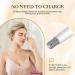 Wireless Facial & Body Epilator for Women - Painless Mini Epilator with LED Light for Intimate Areas | Luxury White-Purple Design - Buy Online on GoSupps.com