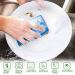 Qseenlnoy 12Pcs Brite Non-Scratch Scrub Sponge Cleans Fast Without Scratching Stands Up to Stuck-on Grime Blue - Buy Online on GoSupps.com