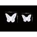 Yueton 12pcs Handmade Embroidery Organza Butterfly Barrettes Bobby Pin Hair Clips - White - Buy Online on GoSupps.com