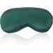 NUFR Sleep Mask - Silk Satin Eye Cover for Men & Women | Adjustable Travel Blindfold - Green - Buy Online on GoSupps.com