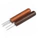 Anneomas 2st extension needle of permanent sausage stitch chorizo holder Tools Moxa Warm Prolong Tools Acupuncture Stand ebony Wooden handle Moxibustion