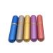 HEALLILY Essential Oil Tubes Aromatherapy Nasal Inhaler Stick Aroma Inhaler Refillable with Wick 5 Pieces (Random Color)