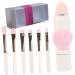 Buy Minkissy 2 Sets Makeup Brush Kit - White Travel Eyebrow Brushes for Flawless Makeup - Shop Internationally - Buy Online on GoSupps.com