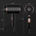 Professtional Hair Dryer Portable Hair Dryer Ionic Hair Dryer 2000W Hot and Cold Blow Dryer with 2 Replaceable Nozzles 3 Speeds Cool Button Low Noise Lightweight for Home Use Travel Blue - Buy Online on GoSupps.com