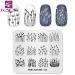 KADS Nail Stamping Plate Dandelion Grass Nature Template Image Design Plates for Nail Art Decoration and DIY Nail Art (NA016)