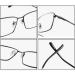 Riccie Men's Reading Glasses - Pure Titanium Anti-Blue Light HD Aspherical Resin +1.0 to +3.0 Diopters | International Shipping - Buy Online on GoSupps.com