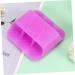 Tovinanna Silicone Scalp Massage Brush Purple Hair Scales Brush for Head Cleaning & Relaxation (8.5x3cm) Perfect for At-Home Spa Treatment - Buy Online on GoSupps.com