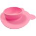 Wrapables Silicone Placemat & Suction Food Bowl Set for Baby - Pink Bear (Large) - Buy Online on GoSupps.com