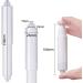 Toilet Paper Holder 3PCS Plastic Tissue Toilet Paper Holder Roller Replacement Toilet Roll Holder for Bathroom Spring Loaded (15.8cm Length White) - Buy Online on GoSupps.com