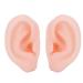 1 Pair Soft Silicone Ear Model 1 Pair Silicone Simulated Ear Model Flexible Soft Ear Model For Hospital Display Learning