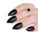 YONAIL Black False Nails with Glue Press On Nail Tips Black Matte Stiletto Fake Nails Full Cover Nail Tips Black Glue On Nails Stick on Nails for Women and Girl