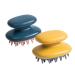 Skisuno 2st Silicone massage curb air cushion ridge hairbrush hairbrush handhampooner bathing scrubber shampoo brush for the scalp cleaning brush shampoo massage device for the scalp
