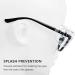 Uxsjakjsd 16pack Slipon Side for Prescription Clear eye protection fits small to frames - Buy Online on GoSupps.com