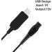 15V Charger Cable for Philips Shaver USB - Replacement Power Cord for HQ8505 Razor Chargers | Compatible with Norelco 9700 9300 8900 6100 5700 5550 3000 3500 4200 4500 | Electric Shaver Accessories - Buy Online on GoSupps.com