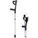 Forearm Crutches - Lightweight Arm Cuff Crutch - Adjustable Ergonomic Heavy Duty for Standard and Tall Adults - Comfortable on Wrist - Molded Non Skid Replaceable Rubber Tips