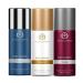 Th.e M.an Co.mpany Trio Body Perfume for Men | Blanc Bleu Rouge Deodorant Set | Premium Long Lasting Fragrance | Gift Set for Husband Boyfriend - (120ml*3)