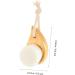 Beavorty face Brush Deep Cleaning Facial Brush Wood Facial Brush Skin Care Brush face Cleansing Device Facial Scrub Brush Face Washing Brush Facial Wooden Beech Handle Body Brown 8.5X5.5X4.7CM - Buy Online on GoSupps.com