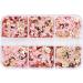Moon Star Heart Nail Art Glitter Sequins Flower for Beauty Makeup Face Body Nail Craft Art Decoration 12 Grids - Buy Online on GoSupps.com