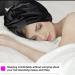 Silk Hair Bonnet for Sleeping - Double Layer Soft Night Cap for Women - Black - Buy Online on GoSupps.com