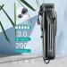 Buy Professional LED Hair Clippers - Adjustable Powerful Electric Trimmer & Beard Cutter - Rechargeable & Portable Hair Cutting Kit - Buy Online on GoSupps.com