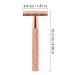 Classic Rose Gold Double Edge Razor | Premium Safety Razor with 5 Blades | Perfect Gift for Friends & Family - Buy Online on GoSupps.com