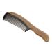 BbteK Combing Brush for Men and Women Hair Comb Sandalwood Comb Wide Tooth Anti-Static Comb Head Massage Hair Care Wood Comb Barber Comb Comb for Curly Hair Comb