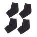 2 Pairs Crack Heel Socks Metal Finger Claws Moisturizing Heel Socks Heel Anti-Crack Socks Moisturizing Gel Socks Ankle Socks Ripstop Socks Men and Women Ordinary Casual Socks