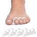 4x Silicone Gel Toe Separator for Hallux Valgus - Premium Forefoot Pad for Pain Relief | International Shipping - Buy Online on GoSupps.com