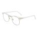 Short -sighted glasses myopia myopia glasses with diopters -5.00 for men women stylish glasses frame transparent white transparent white -500