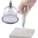 Itian 6 Cups Traditional Chinese Cupping Set - Personal Care Body Massage & Acupressure Suction Equipment for Pain Relief | International Shipping Available - Buy Online on GoSupps.com