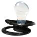 CutiePlusU Adult Size Pacifier - Large Teat Shield in Black | Perfect for Comfort & Relaxation | Shop Internationally - Buy Online on GoSupps.com