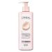 L'Or al Paris facial cleaning cleaning milk for removal of make-up with rose and jasmine extract also suitable for sensitive skin precious flowers 1 x 400 ml