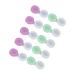 Solustre 10 st trumpet stand Guardian case clear container case holder contact lens remedy mirror film lens holder lens holder contact lens container duplex box