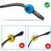 JOAOXOKO Glasses Ear Handles - 24 Silicone Bristles to Prevent Slipping for Kids & Adults - Perfect for Sunglasses - Buy Online on GoSupps.com