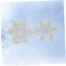 STOBOK 2pcs Molder Mold for Chocolate Epoxy Gel Molds Snowflake Shaped Molds Resin Epoxy Silicone Molds Cup Turners for Tumblers Resin Mold Candy Molds Cake Molds Crystal Epoxy White 5X8cm - Buy Online on GoSupps.com