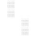Beaupretty 20 STK Lying silk-up-Eyelin make-up highlighter eyeshadow gel-eyelin gel highlight lipstick make-up accessories make-up set cosmetics Miss wooden rod white