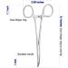 Chi-buy Pets Straight & Curved Stainless Steel Hemostat Forceps - Professional Grooming Tool for Cats & Dogs - Buy Online on GoSupps.com