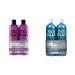 Tigi Bed Head Dumb Blonde Shampoo and Conditioner for Blonde Hair 750 ml 2 pieces & Bed Head by Tigi Urban Antidotes Recovery Shampoo and Conditioner for dry hair 750 ml 2 pieces of bundle with shampoo and conditioner for hair