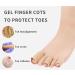 Silicone Toe Protection Hose - 2 Pcs Gel Bandage Cushions for Friction Relief & Pain Alleviation (15x2cm) - Buy Online on GoSupps.com