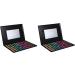 FOMIYES 2 Pcs 88 Shadow Palette Tool Trays Cosmetic Eyeshadow Colorful Eyeshadow Matte Woman 31.8x23.8cmx2pcs Assorted Colorx2pcs - Buy Online on GoSupps.com
