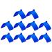 iplusmile 1 Set Plastic Pigeon Perches Dove Rest Stands Frames Pigeon Perches Roost Pet Blue 20pcs 20X12CM