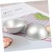 COHEALI Circle Stencil 4PCS soap molds food molds cake mold Aluminum Molds Bath Moulds cake pan puck 3d baking mold Silver medium - Buy Online on GoSupps.com