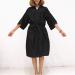 Mollensiuer Black Salon Robe - 1 Piece Client Gown Cape | Hair Cutting Smock Kimono Style for Salons - Buy Online on GoSupps.com